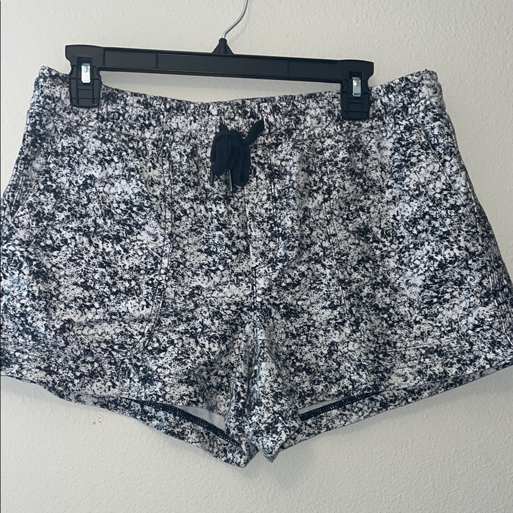 Athleta Black and White Athletic Shorts